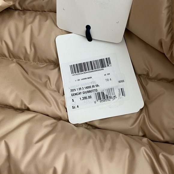 Moncler women Gencay Braided Trim Short Down Jacket 4 XL quiet luxury minimal - Picture 8 of 9